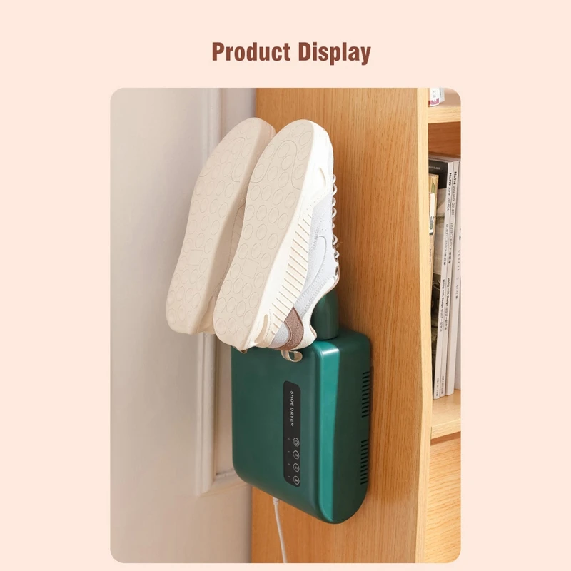 Wall Mounted Shoe Dryer com calor, Dispositivo Desodorizador, Foot Warmer, Aquecedor para casa