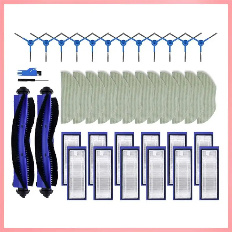 

M02K-For Eufy Robovac L70 Hybrid Robot Vacuum Cleaner Main Roller Side Brush Mop Cloths Rags Hepa Filters Accessories