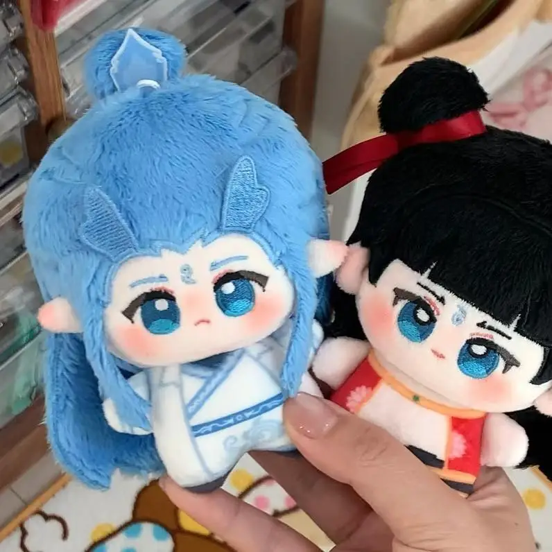 10 سنتيمتر Nezha Ao Bing أفخم دمية Nezha2 لينة محشوة ألعاب من نسيج مخملي أنيمي القطن الشكل بلوشي تحصيل هدية للبنين بنات عيد ميلاد