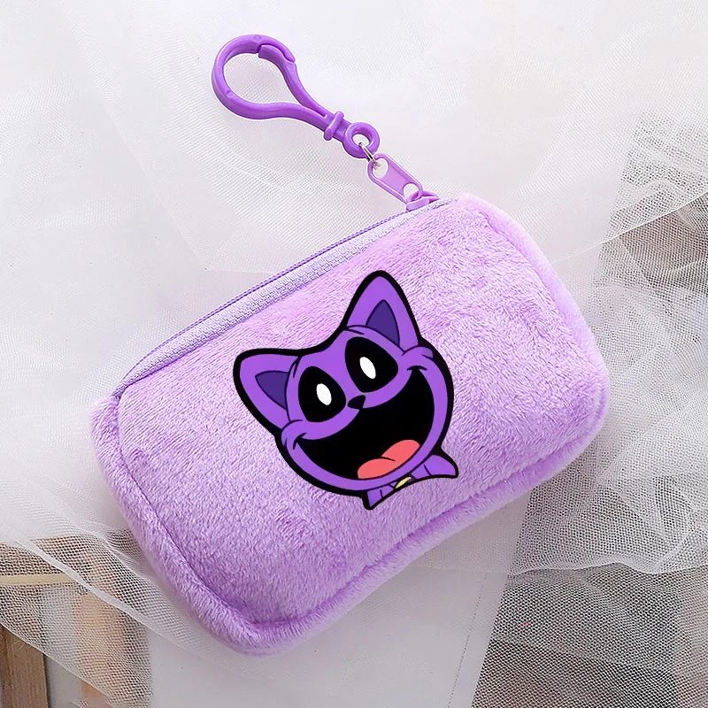 

Smilings Critters Coin Purse Cartoon Printed Square Storage Bag Portable Mini Wallet Cute Handbag Funny Birthday Gifts