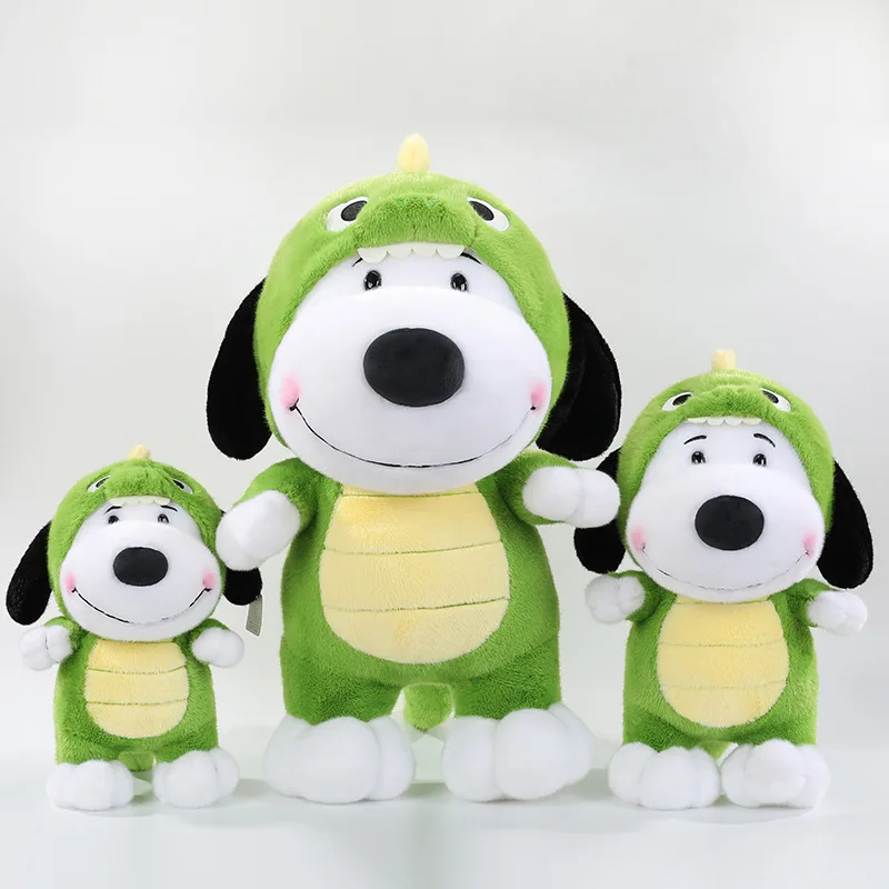 New Cute Snoopy Plush Toy Dog Stuffed Animal for Kids Birthday Gift Dinosaur Transform Plushie Doll Cuddly Toy Room decoration view 2