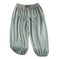 Summer Thin Breathable Prevent Mosquito Candy Color Kids Boys Girls Baby Pants 6