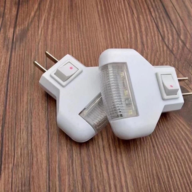 Creative Mini LED Night Light Energy-saving 1W Plug Bed Wall Lamp Home Illumination Bedroom Light Home Decoration