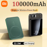 Xiaomi 100000mAh Magnetic Wireless Power Bank Qi Magsafe 22.5W Fast Charging Portable PowerBank for iPhone Samsung