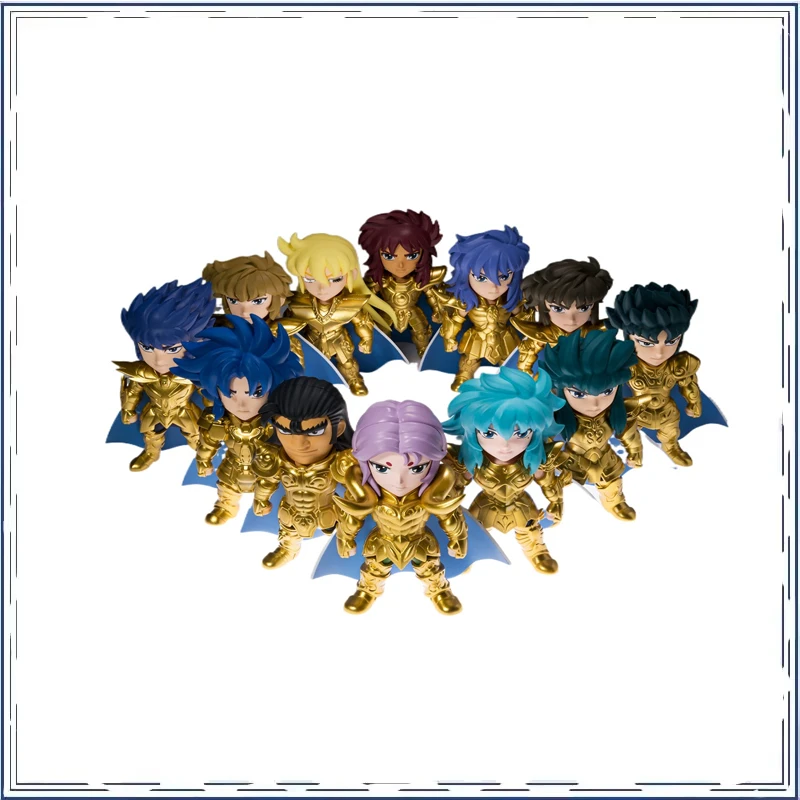 

Gold Saint Blind Box Anime Figures in-vehicle Ornament Children's Day Gifts Action Figure Model Toys