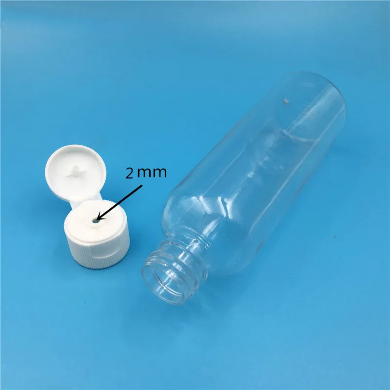 10 ml, 20 ml, 30 ml, 50 ml, 60 ml, 100 ml, 200 ml, Kunststoffflasche mit Klappdeckel, leer, für kosmetische Creme, Lotion, Reise, nachfüllbarer Behälter