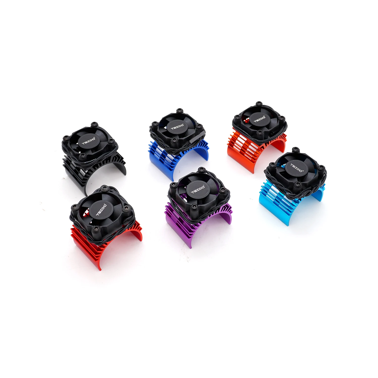 YSIDO 30mm Heatsink Cover Cooling Fan for 1/10 1/12 RC Electric Car 540 550 3650 3660 3665 Motor Axial Traxxas Wltoys HSP Parts