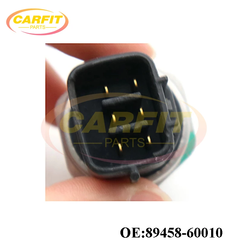 New OEM 89458-60010 8945860010 499000-6080 499000-6081 Fuel Rail Pressure Sensor For Toyota Avensis RAV4 Hino Hiace Hilux Prado