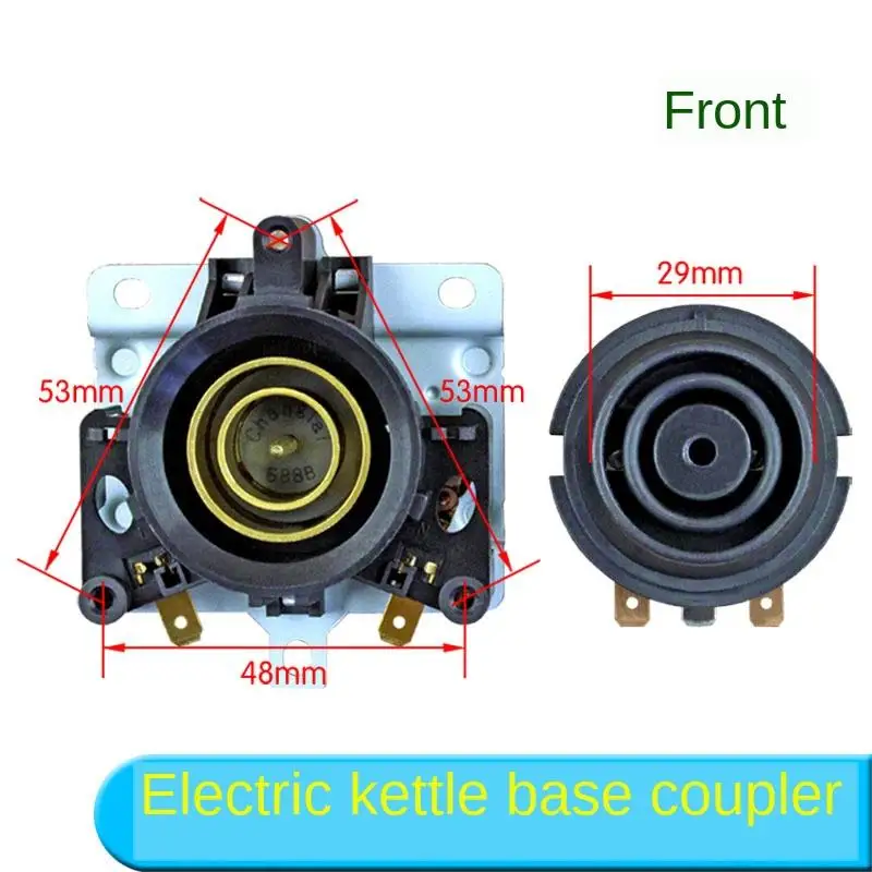 Electric kettle coffee pot temperature control switch coupler connector electric kettle base connection plug socket accessories