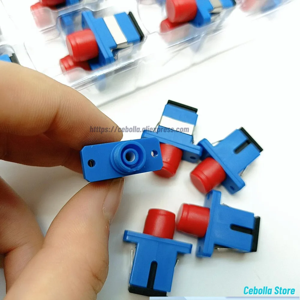 광섬유 어댑터 커플러 변환 플랜지 커넥터 저손실 광섬유 커플러 커넥터 광섬유 어댑터 FC UPC