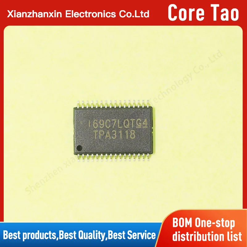 5pcs/lot TPA3118D2DAPR TPA3118D2 TPA3118 HTSSOP32  Audio amplifier IC chip