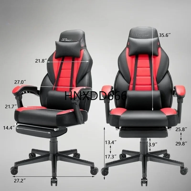 Video Game Chairs with footrest, Big and Tall Gamer Chair for Adults, 400lb Capacity, Racing Style Computer Chair