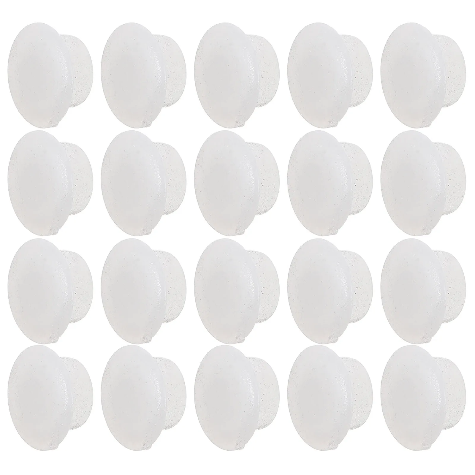 

50Pcs Nylon Hole Plugs Plastic Round Screw Caps Covers for Furniture Cabinet Panel Hole Concealers 10Mm White Protective Screw