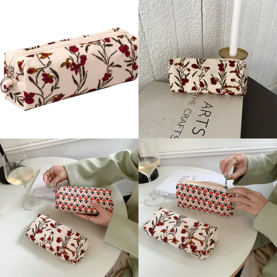 

Милый пенал, эстетический студенческий пенал, сумка для монет, ручка, косметичка, офисный органайзер для канцелярских принадлежностей для подростков, школьный идеальный вариант