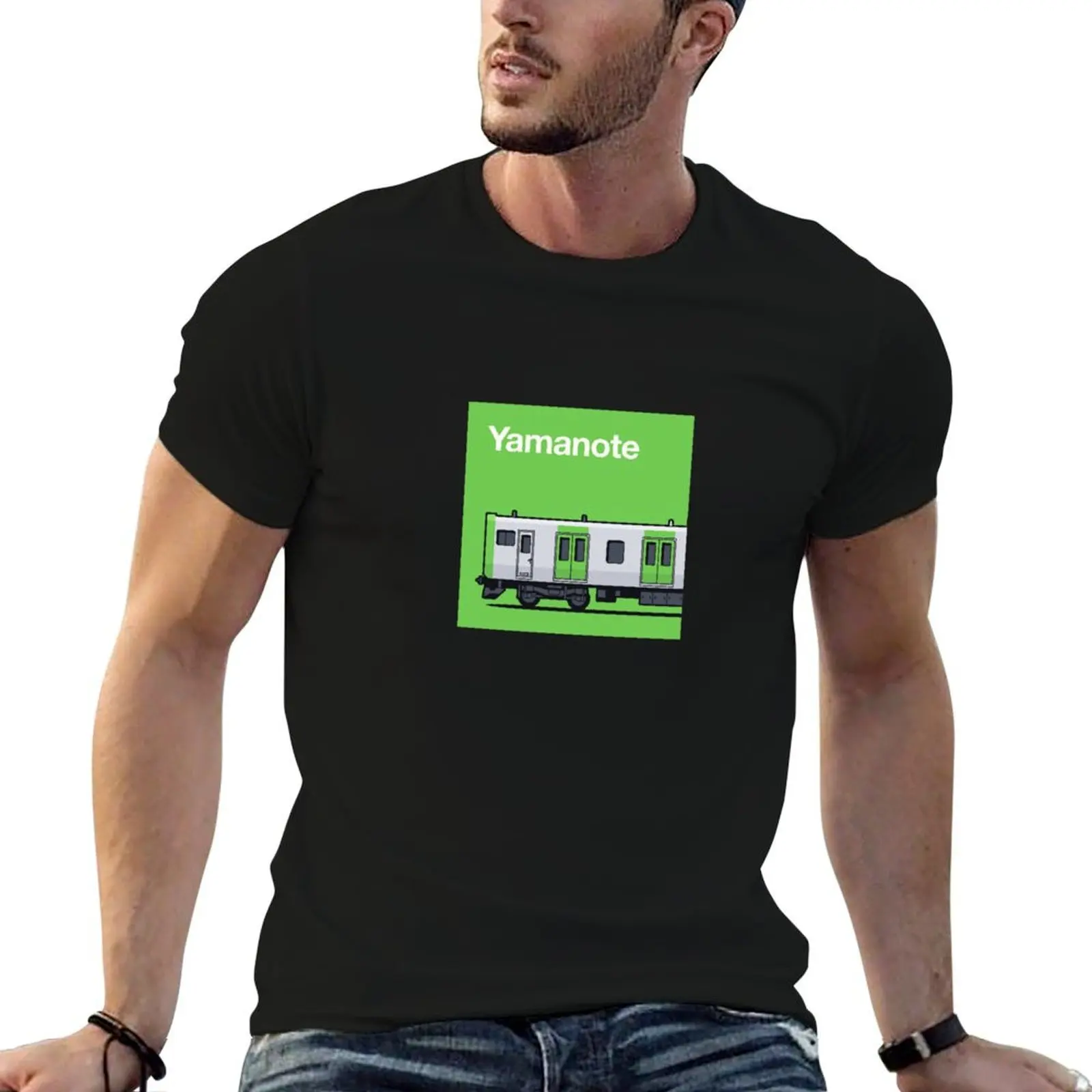 Tokyo Yamanote Line E235 Series Train Side Japan T-Shirt essential t shirt quick drying summer tops tees designer t shirt men