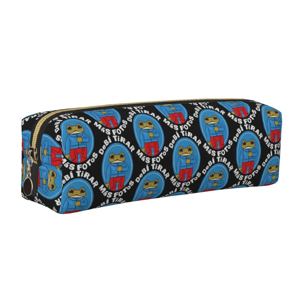 Estuche para lápices DtMF Bad Bunny Sapo Concho, estuches para lápices Bad Bunny, bolígrafo para estudiantes, bolsa escolar con cremallera, papelería