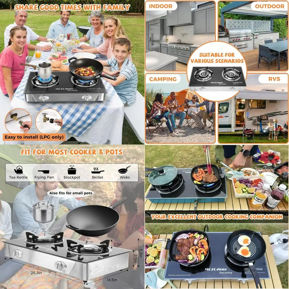 30000 Btu Two Burne…