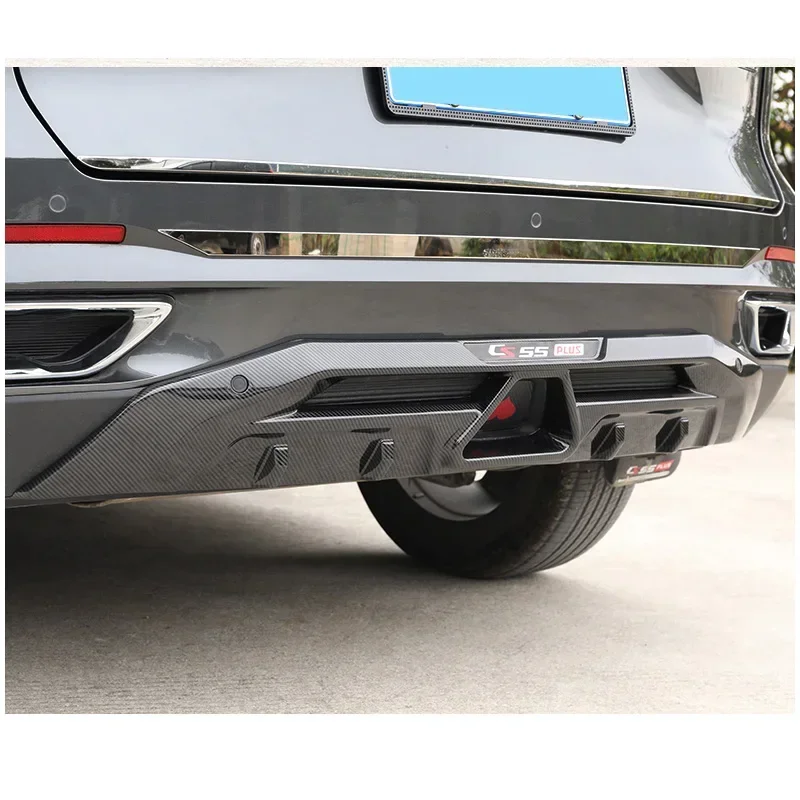 Rear Diffuser for CHANGAN CS55 Plus Splitter 2022 2023 Second Generation Front Bumper Spoiler Skirts Lip Body Kit Accessories