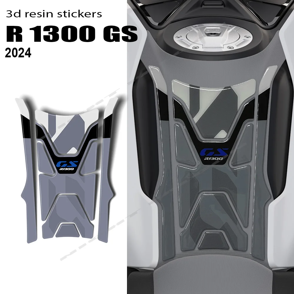 For R 1300 GS R1300GS 2023 2024 Motorcycle Accessories 3D Epoxy Resin Sticker Tank Pad Protection Kit