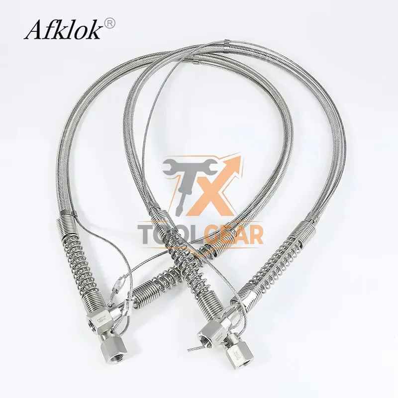 2026hotsale* High Pressure Flexible Hose 6000psi 3000psi Stainless Steel Flexible Hose 0.6m 1m 1.5m 2m