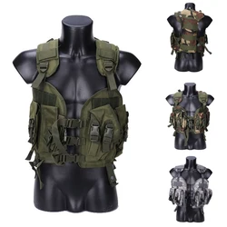 Tactical Vest Camouflage Combat Vest For Men Hunting War Game Airsoft Outdoor Sport Vest With Water Bag