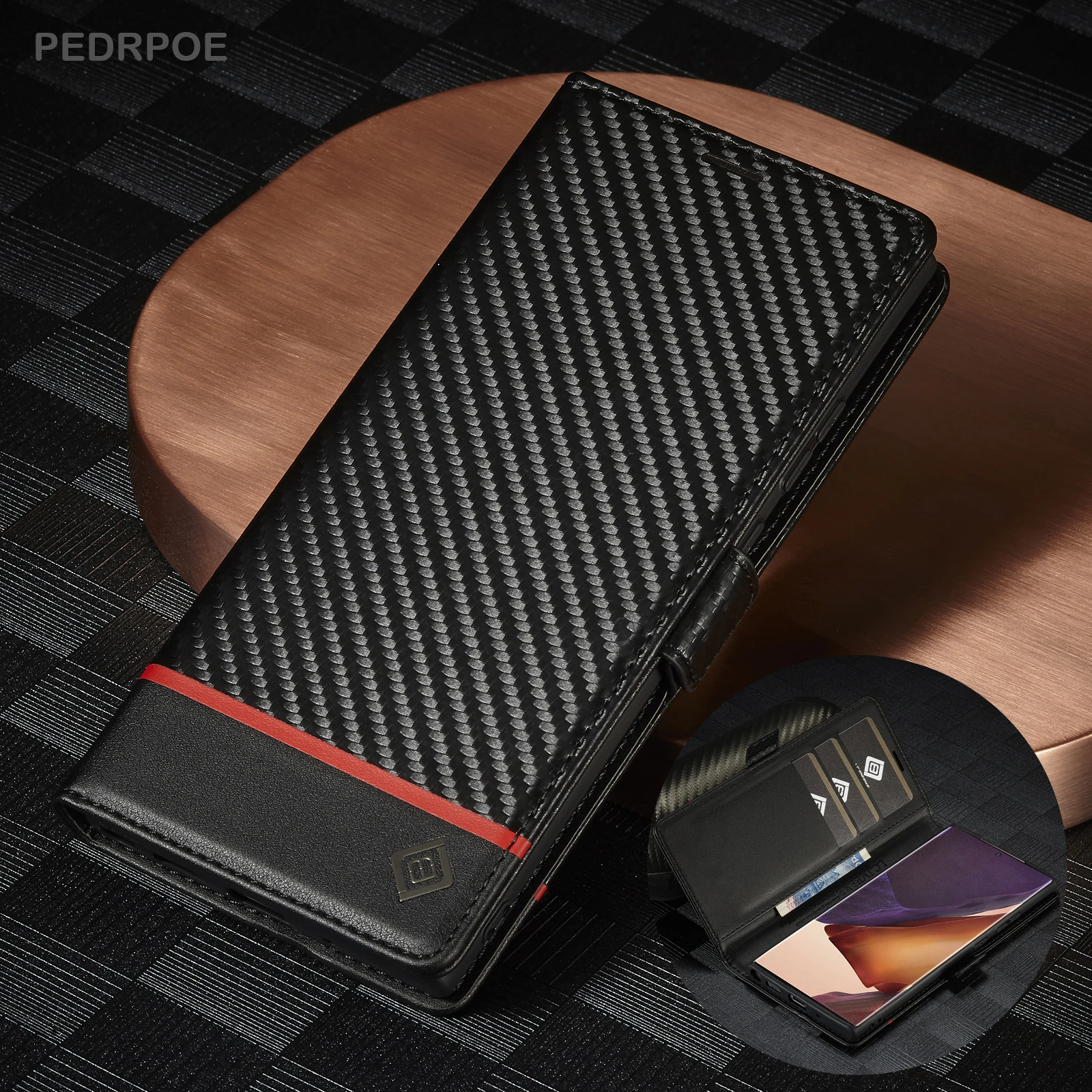 Funda con tapa para Samsung Galaxy Note 20 Ultra, Funda magnética de cuero de lujo para Samsung Note 20, fundas para teléfono Coque