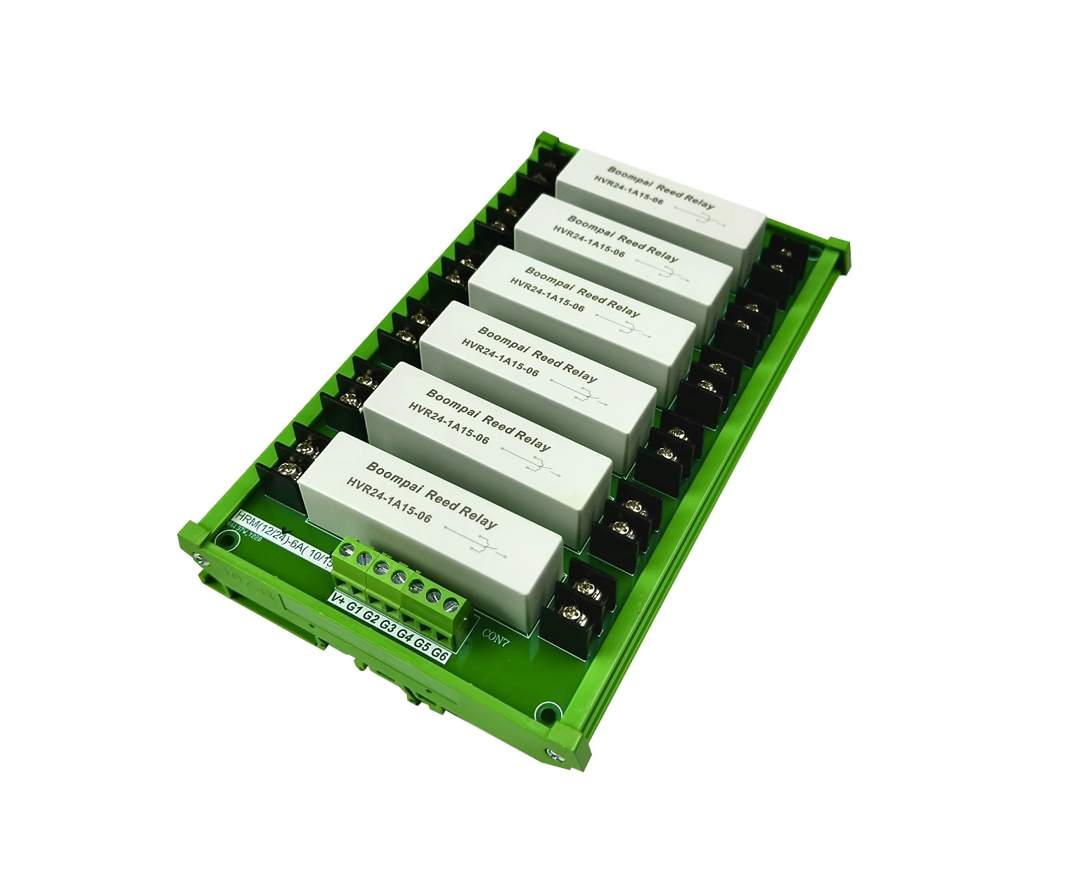 

HRM24-6A15 Нормально открытый 6-канальный модуль Высоковольтный релейный модуль 24 В с сопротивлением 15 кВ