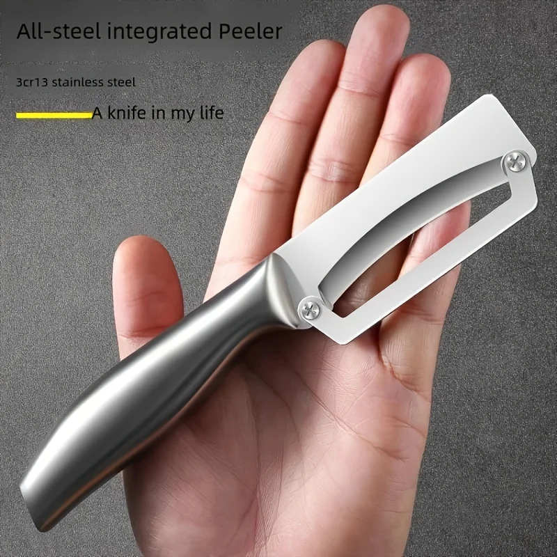 powerful sugarcane knife, 1pc Peeling knife kitchen scraping tool, household fruit knife, lettuce scraping and peeling tool