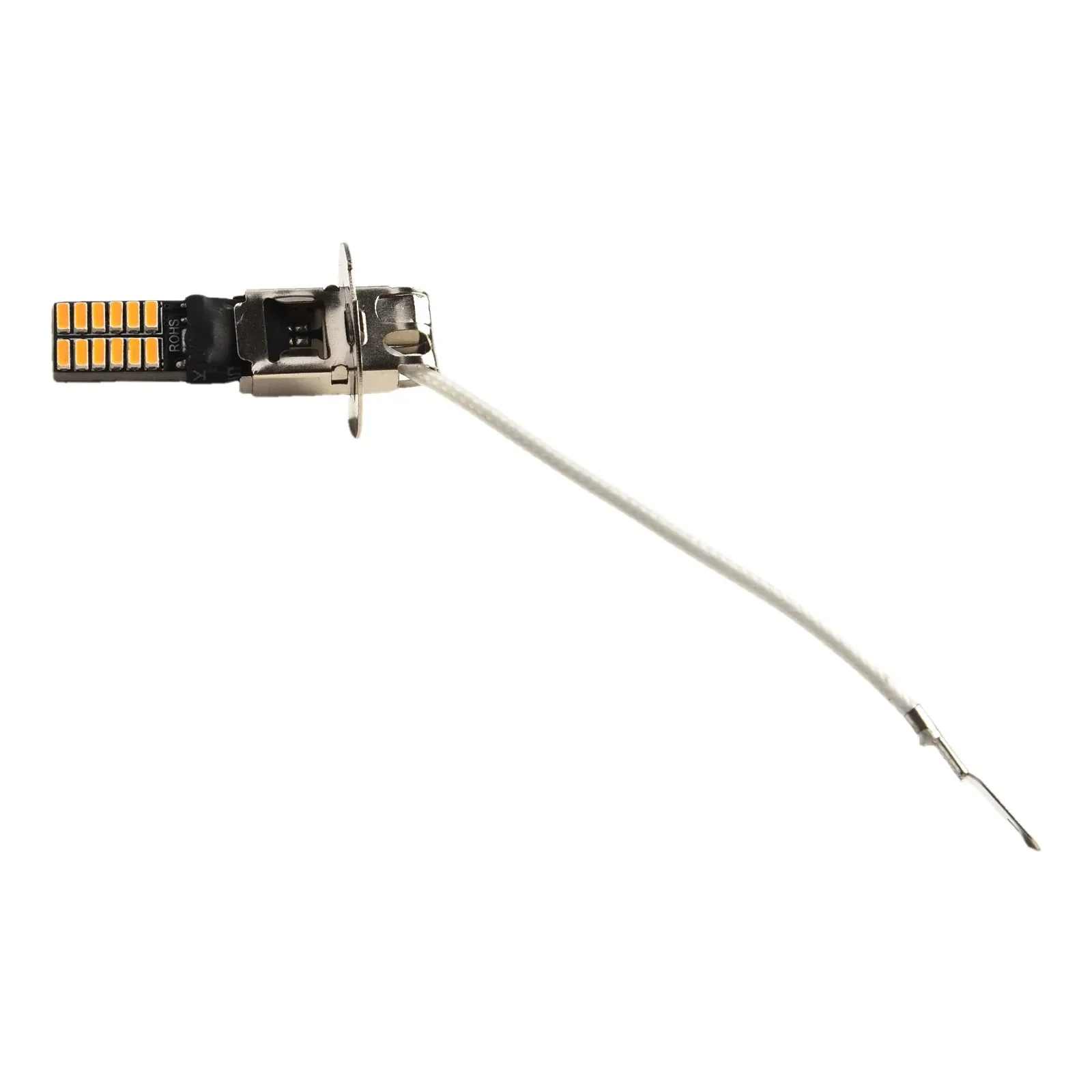 自動車用 LED フォグランプ 4014 24SMD LED ライト 洗練されたデザイン H3 LED フォグランプセット 最大出力 4 8W の強力な照明