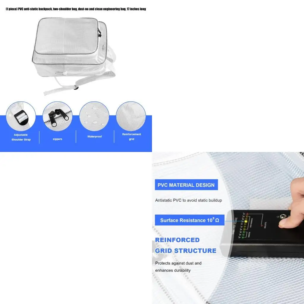 

Водонепроницаемый антистатический рюкзак из ПВХ с эргономичным плечевым ремнем для промышленного использования и хранения