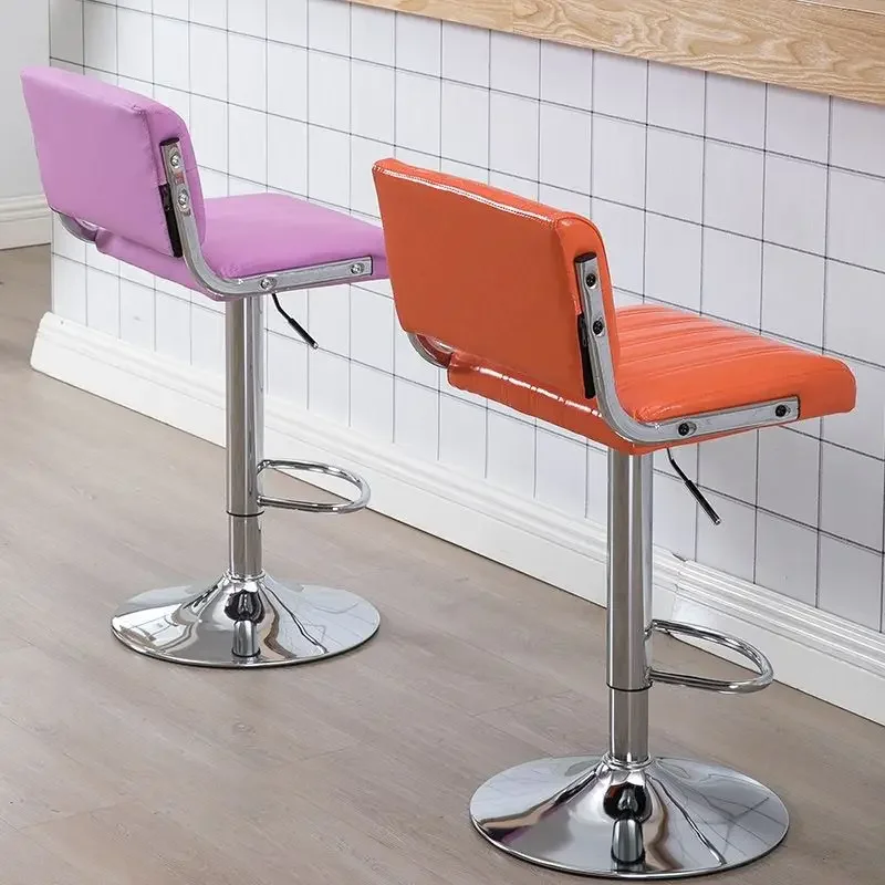 Comfortable Chair Height Adjustable Beauty Salon Modern Design Chairs Plastic Cafeteria Chaise Bar Manicure Garden