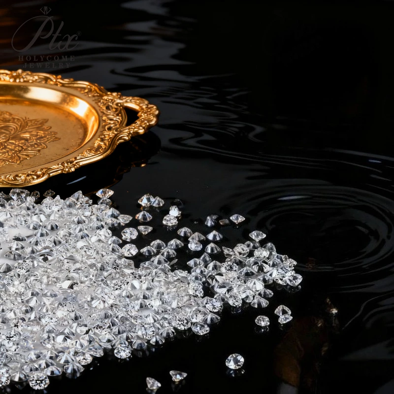 

Оптовая продажа, выращенные в лаборатории бриллианты HPHT 2/5/10/20/30 шт., 0,9–3 мм, круглые камни Melee для ювелирных изделий, аксессуары для рукоделия