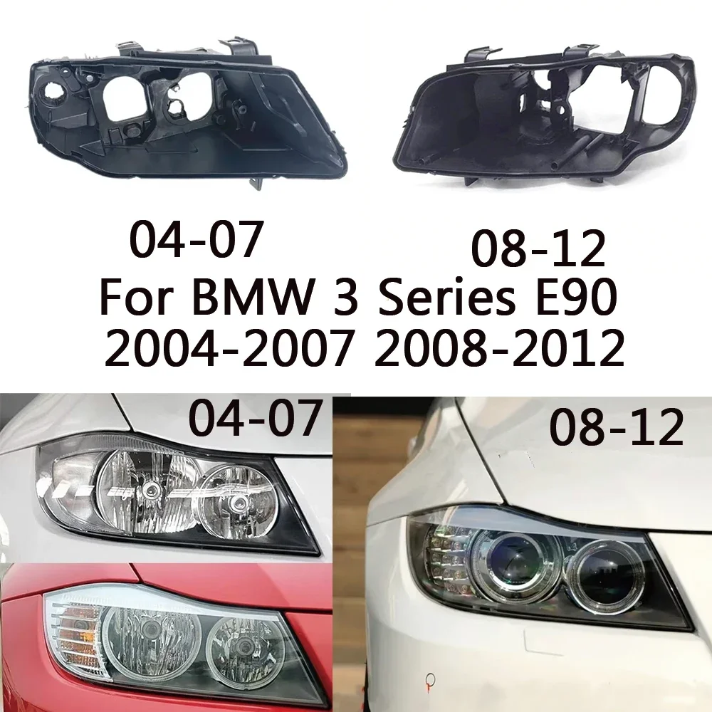 

Base Headlight Base for Bmw 3 Series E90 2004-2007 2008-2012 Headlamp House Car Rear Base Front Auto Headlight Back House