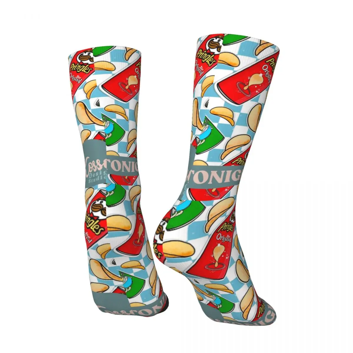 Pringles Chip Socks Autumn Stockings Korean Women Men Quality Socks Design Climbing Anti-Slip Socks