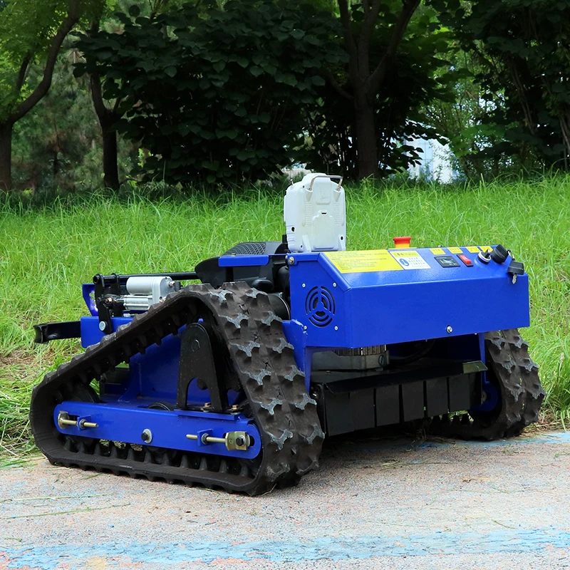 High Quality CE Approve Grass Cutting Machine Crawler Cutter For Agriculture Remote Control Robot Lawn Mower