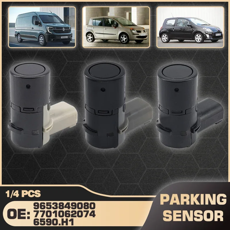 

9653849080 7701062074 6590.H1 Car PDC Parking Assist Sensor For Renault Master MK2 Renault Modus Renault Twingo MK2 2002-2014