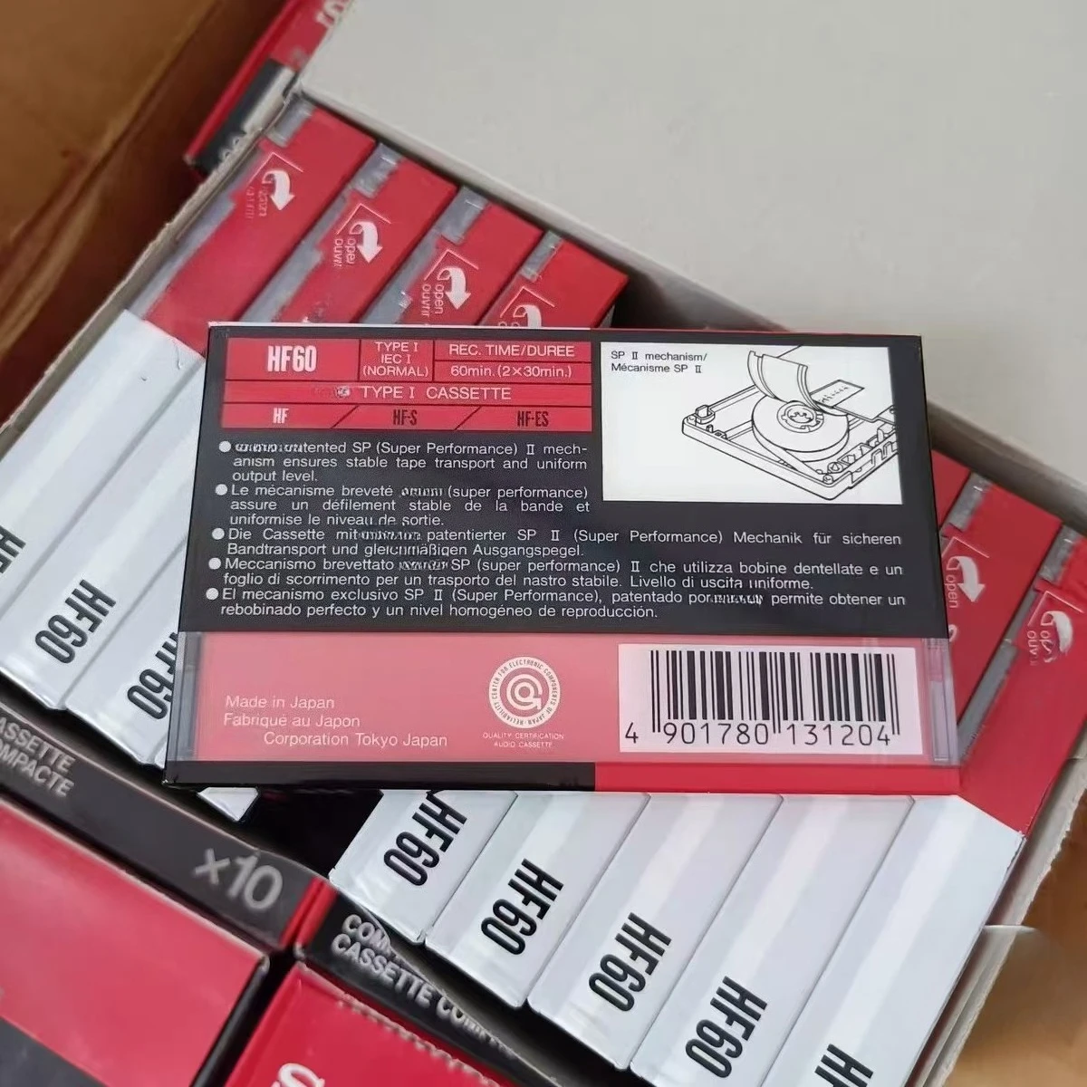 1 SZT. 1991 HF60 Minutowa Taśma Pusta Nowa Taśma Magnetyczna Audio o Wysokiej Czystości Standardowa Kasetka Taśma Pusta Taśmy do Magnetofonów — zdjęcie produktu 2