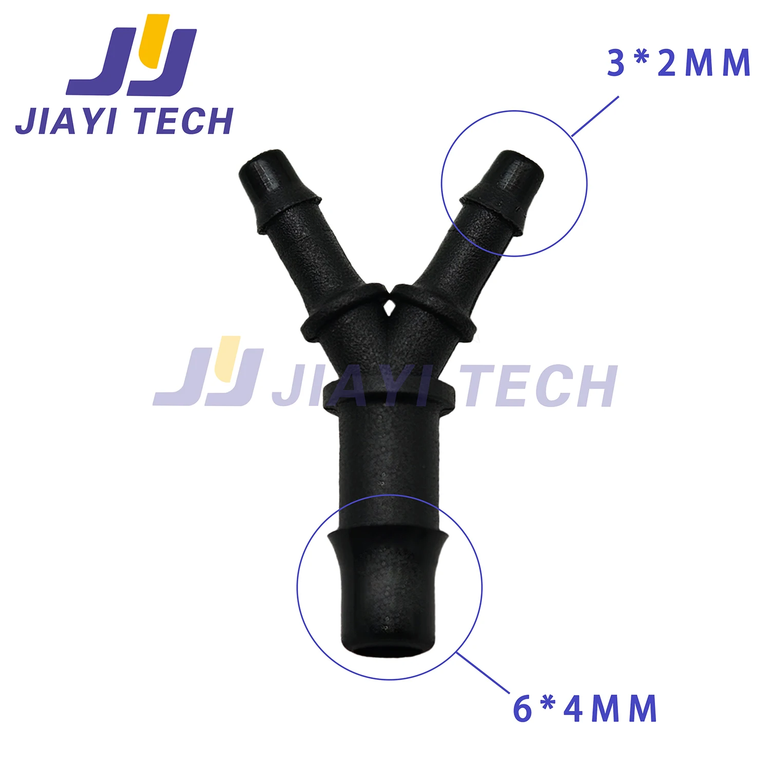 10PCS Inkjet printer ink tube straight connector UV flatbed machine ink tube Y-shaped three-way Ruhr connector