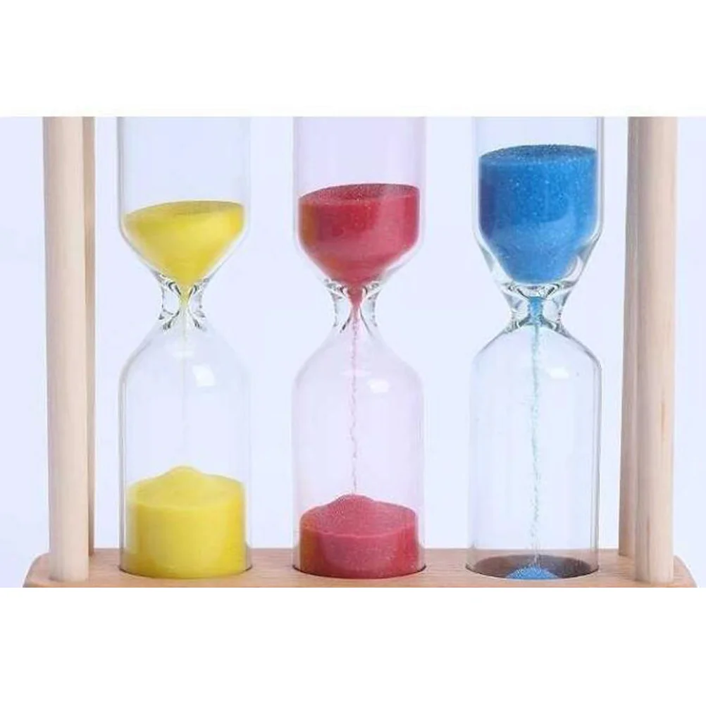 

30 Minutes Black Frame Sandglass Blue Sand Timer For Yoga Mask Tracking Hourglass Play Learning Tool Office Desk Decor Home