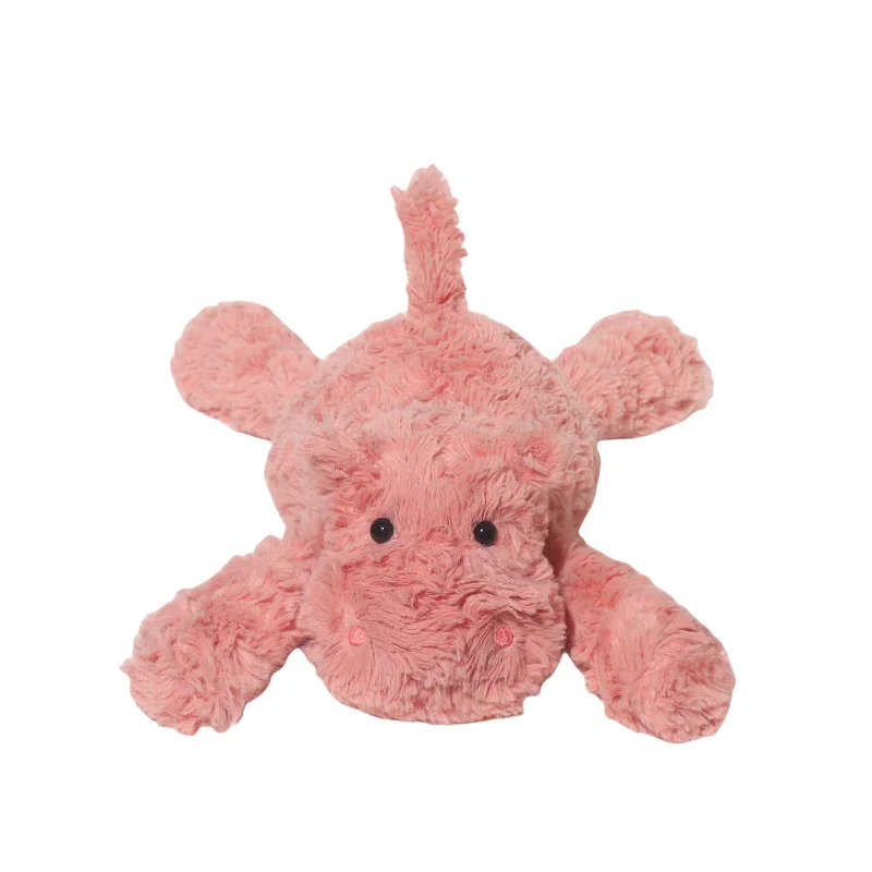 لطيف كسول الحيوان ألعاب من القطيفة رقيق الكرتون فرس النهر جرو الفيل دمية دافئ الأقمشة الأطفال المعانقة دمية غرفة جميلة ديكور