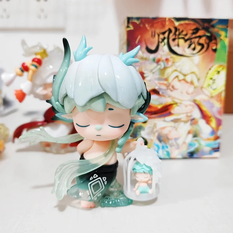 Presale Heyone MIMI Fenghua Record Series Blind Box Anime Figure mystery Bag Ornament Figurines Home Decor Desktop Dolls Model