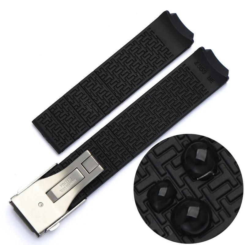 For Tissot T-TOUCH T013 T047 T048 T033T04 20mm 21mm Soft Silicone Rubber Watch Band Sport Waterproof Watch Strap T091 T013420A