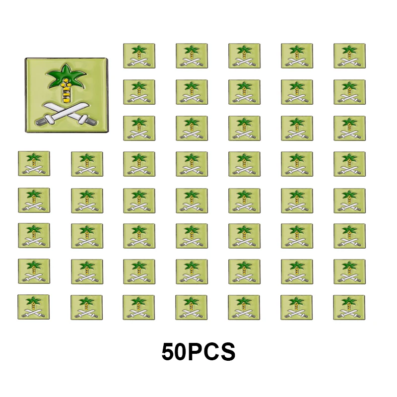 1-5-10-50-100 قطعة المملكة العربية السعودية شارة بروش دبابيس التلبيب الأصلي العلم التلبيب دبابيس علم الدولة شارة