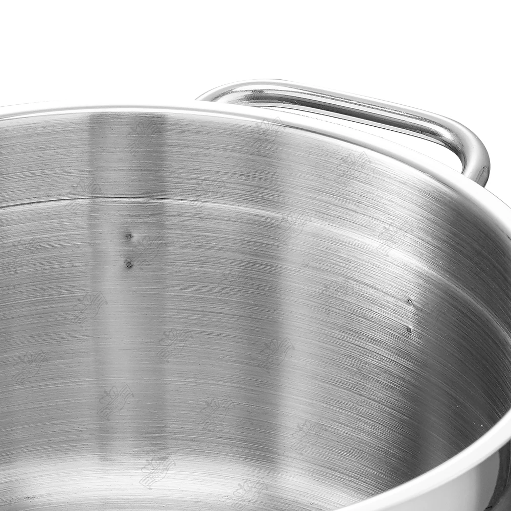 New 9 Pieces Turkey Style All Stainless Steel Cookware Set Soup&Stock Pot with Frying Pan Household Kitchen Items