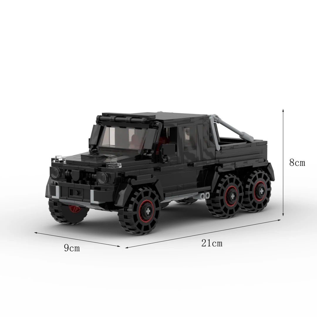 Hot Bens G63 6X6 Wheels Vehicle Racer Building Blocks Brick Racing Super Technique Car Creative Garage DIY Toys