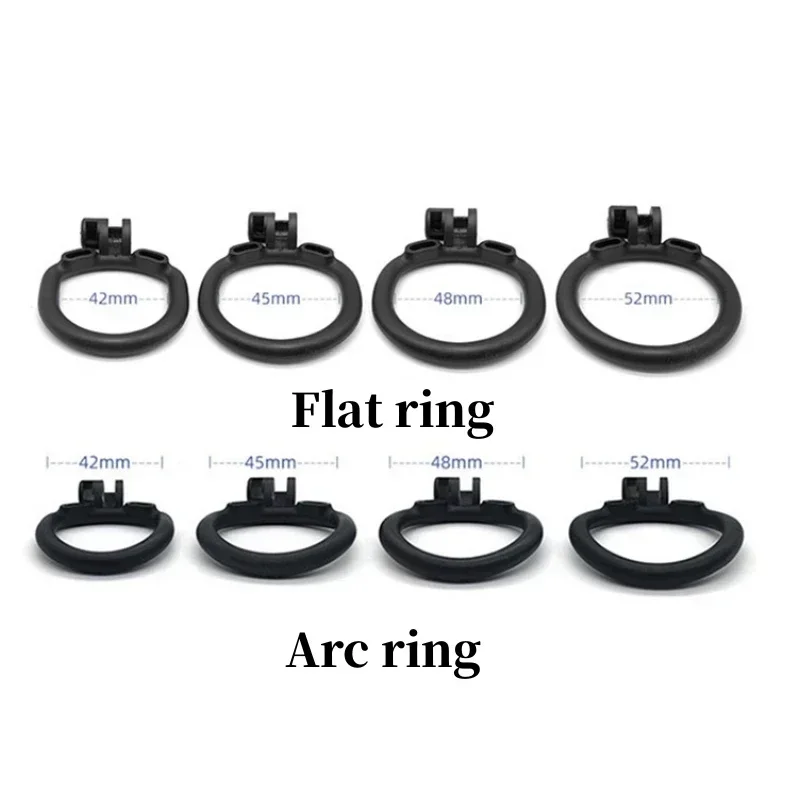 V8.0 Cobra Chastity Cage Male Cb Lock with 4 Size Penis Rings Abstinence Anti Cheating Cock Device Male Gay Sexy Toys Sex Shop