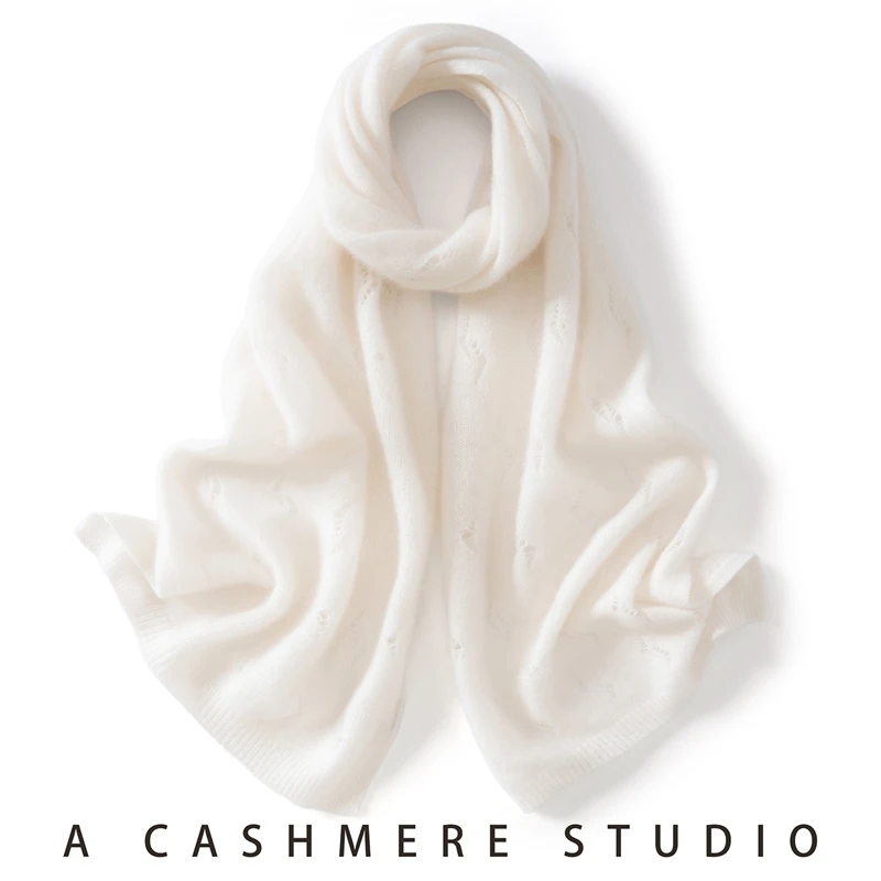 Sciarpa alla moda e versatile, 100% cashmere premium, nuova collezione invernale per il calore