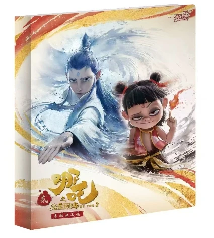 KAYOU أحدث بطاقة Nezhaka الشيطان الصبي الفتح سلسلة Lingyan حقيبة فيلم أنيمي جامعي بطاقات لعبة هدية هدايا عيد الميلاد