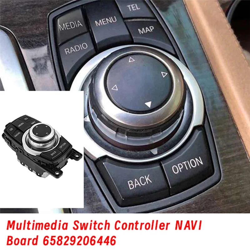 

Stable-10Pin Media Switch Controller Joystick Module 65829206446 For BMW F10 F01 F02 F03 F11 F04 F07 GT 2007-2013 65829206444