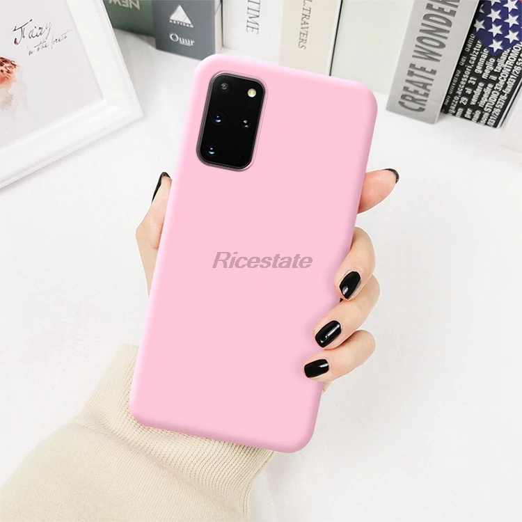 For Samsung Galaxy S20 Plus S10 S10E S20 Ultra A01 A21 A31 A41 A51 A71 A10 A20 A30 A40 A50 A70 E Solid Color TPU Cover Case